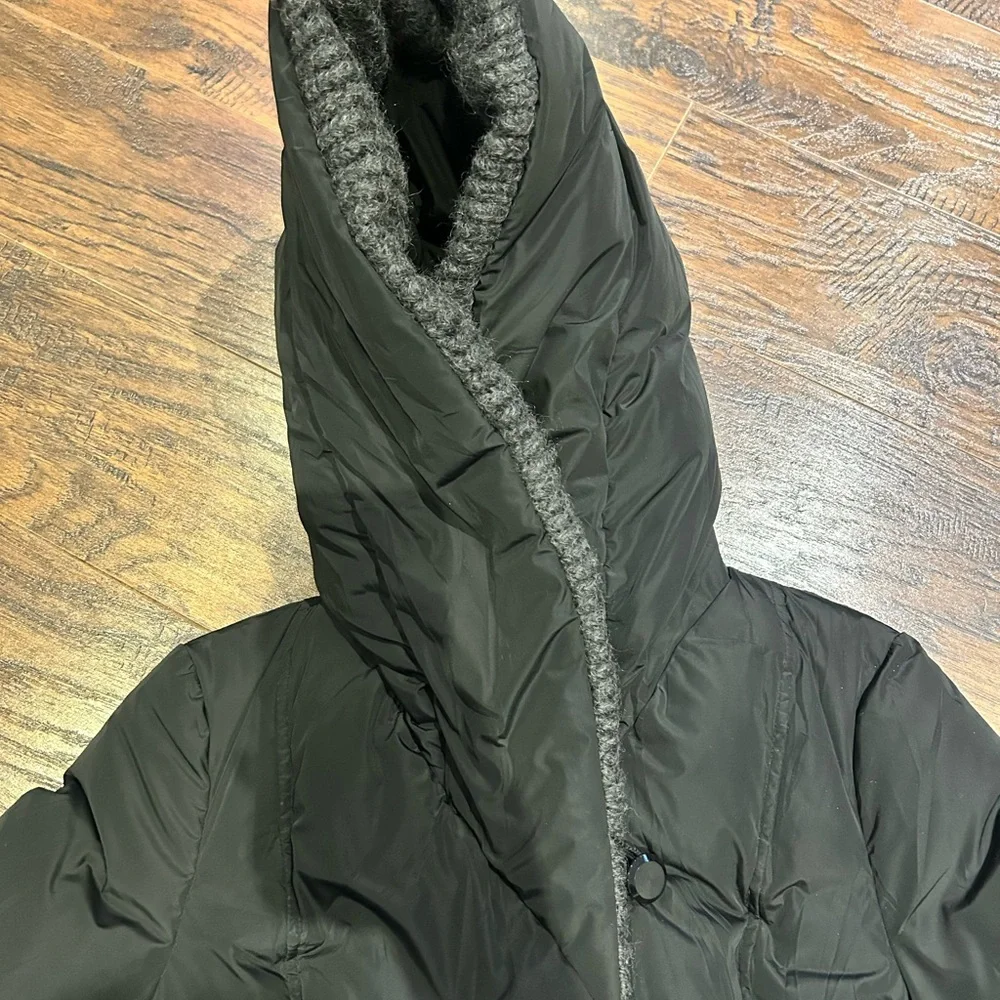 Mackage black and dark Gray Puffer Jacket with wool collar size S - Picture 7 of 10